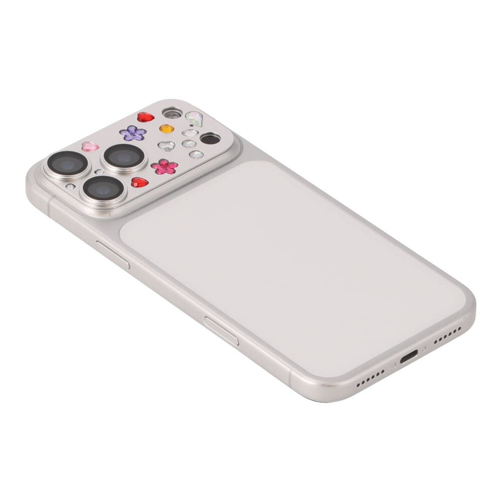 ฟิล์มกันเลนส์ KING KONG iPhone 17 Pro Max Candy Crystal Silver