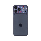 ฟิล์มกันเลนส์ KING KONG iPhone 17 Pro Max Candy Crystal Dark Blue