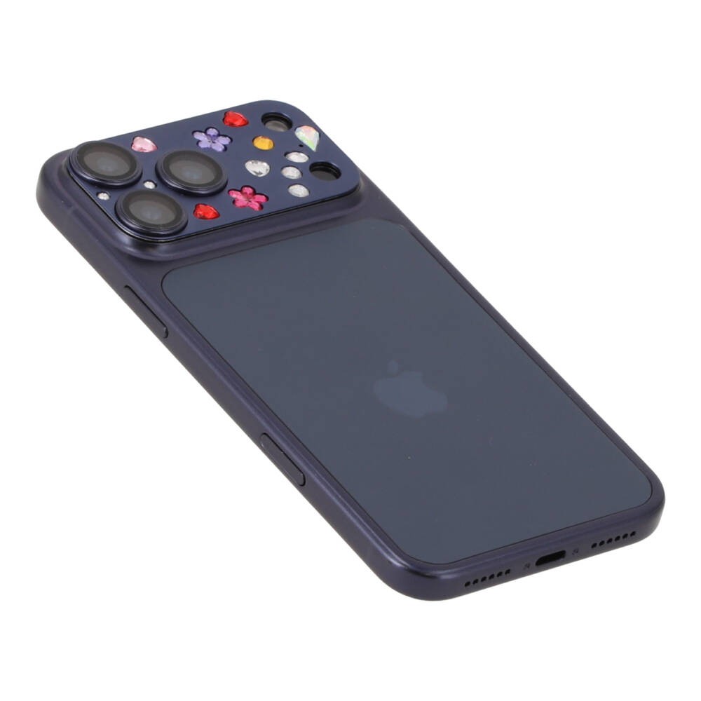 ฟิล์มกันเลนส์ KING KONG iPhone 17 Pro Max Candy Crystal Dark Blue