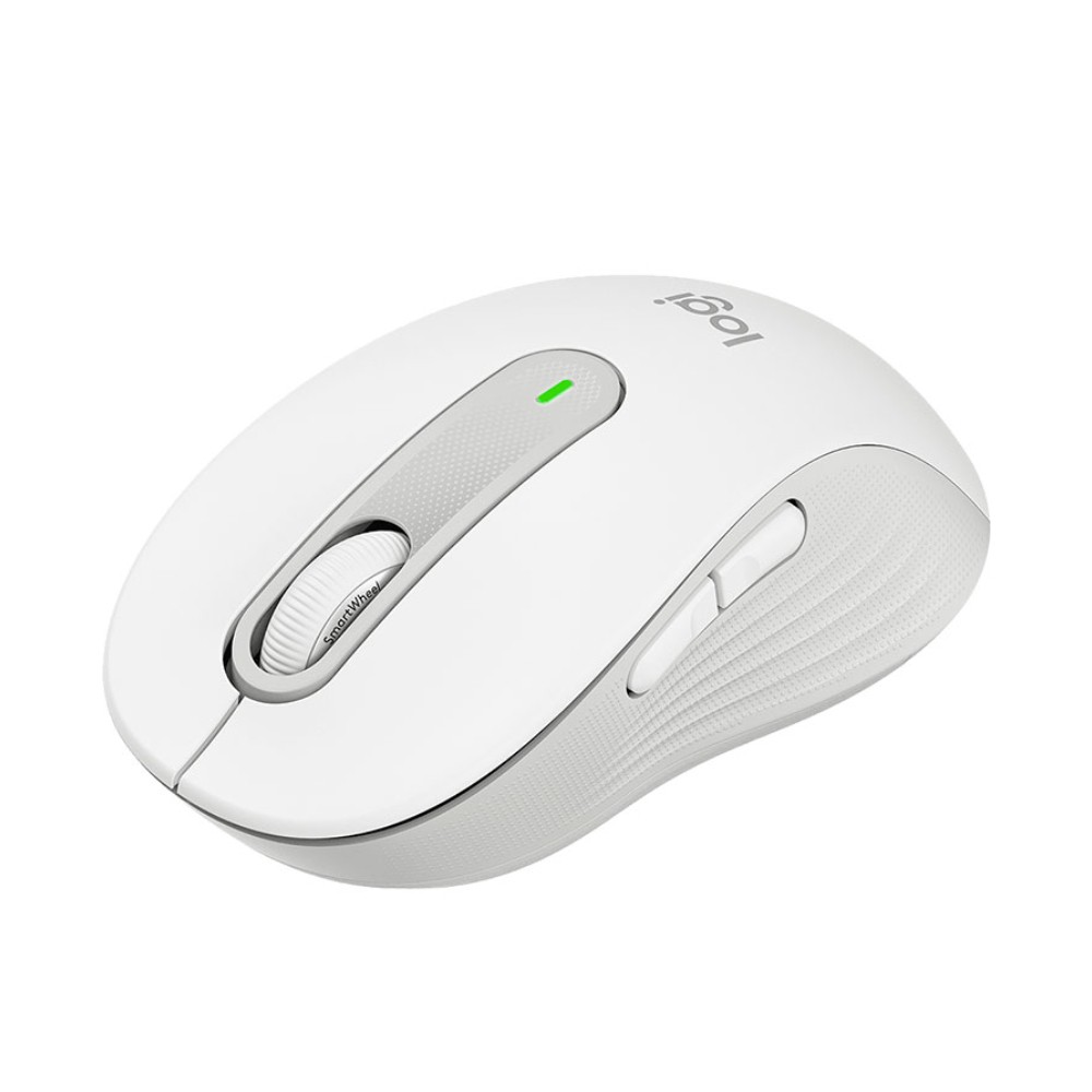 เมาส์ไร้สาย Logitech Bluetooth Mouse M650 Signature Off White