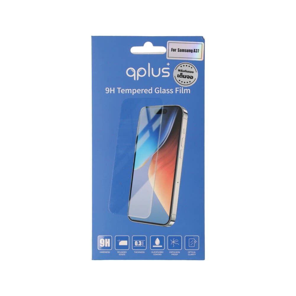 ฟิล์มกันรอย QPLUS Samsung Galaxy A37 5G TG Full Frame Clear