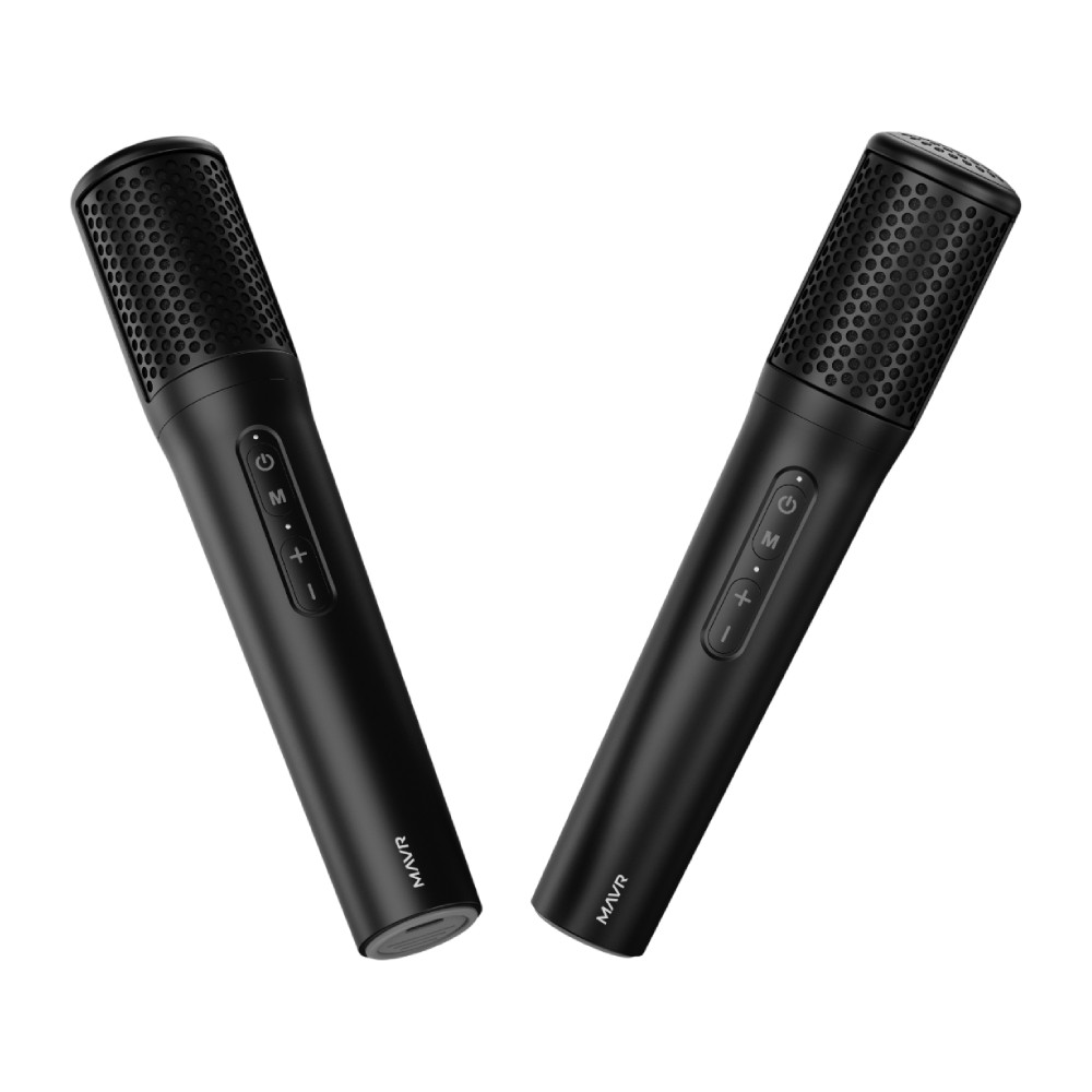 ไมโครโฟนไร้สาย MAVR Wireless Microphone Dual Black