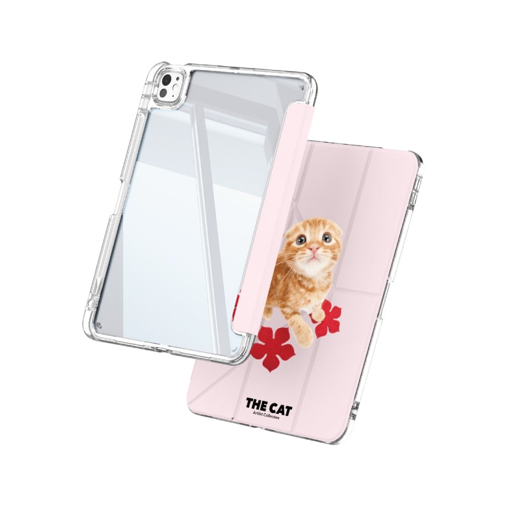 เคส Mutural iPad Air 6/7/8 11" 2026 (M2/M3/M4) THE CAT - Pink