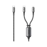 สายชาร์จ JOYROOM RapidX Series 100W 2-in-1 1.5m Dark Gray (S-A57)