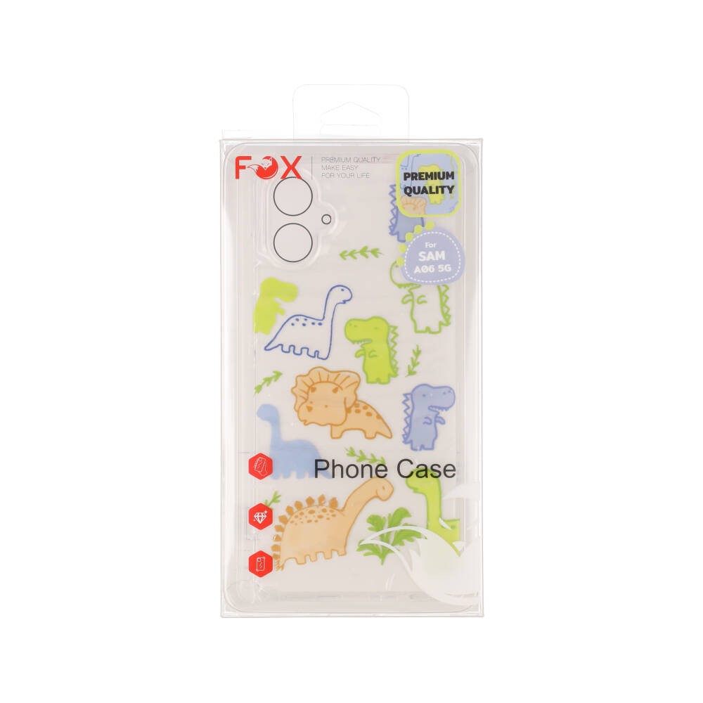 เคส FOX Samsung Galaxy A06 (5G) Dino Friends Clear