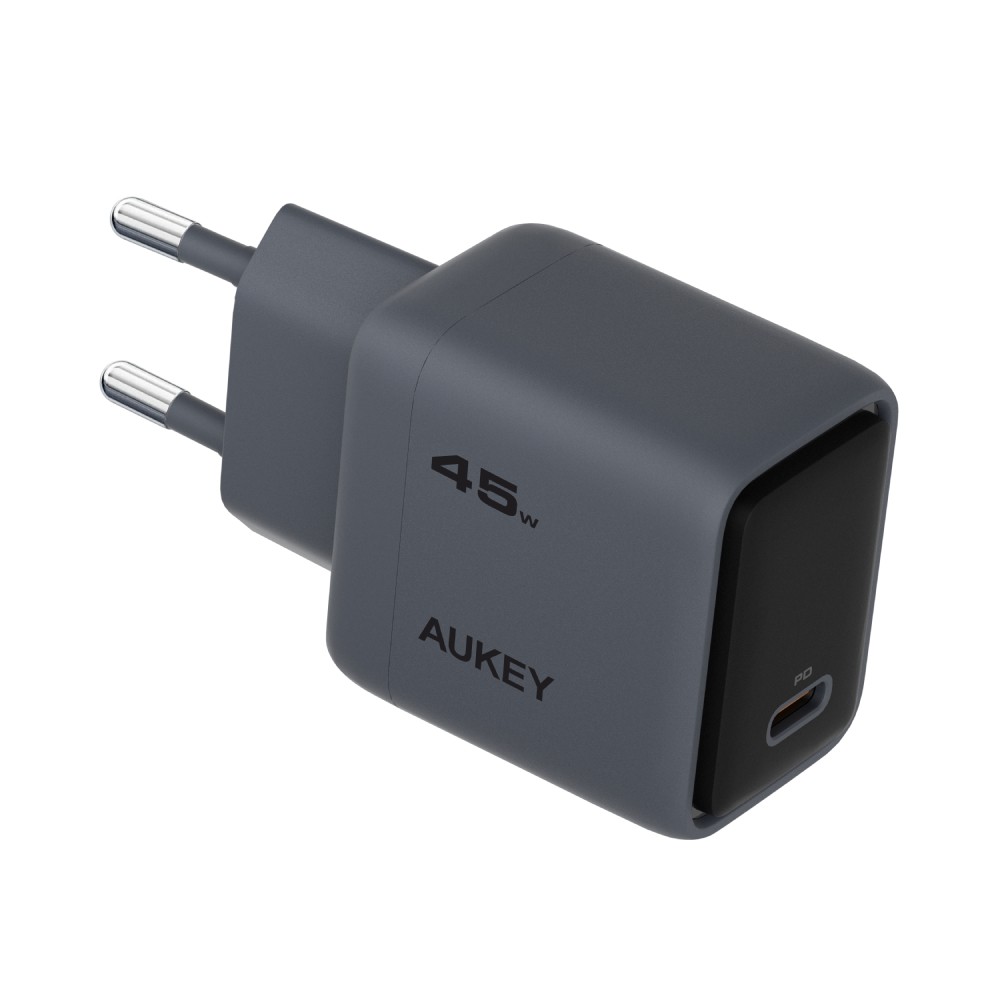 อะแดปเตอร์ AUKEY Wall USB Charger 1 USB-C Comet 45W GaN Gray (PA-C2)