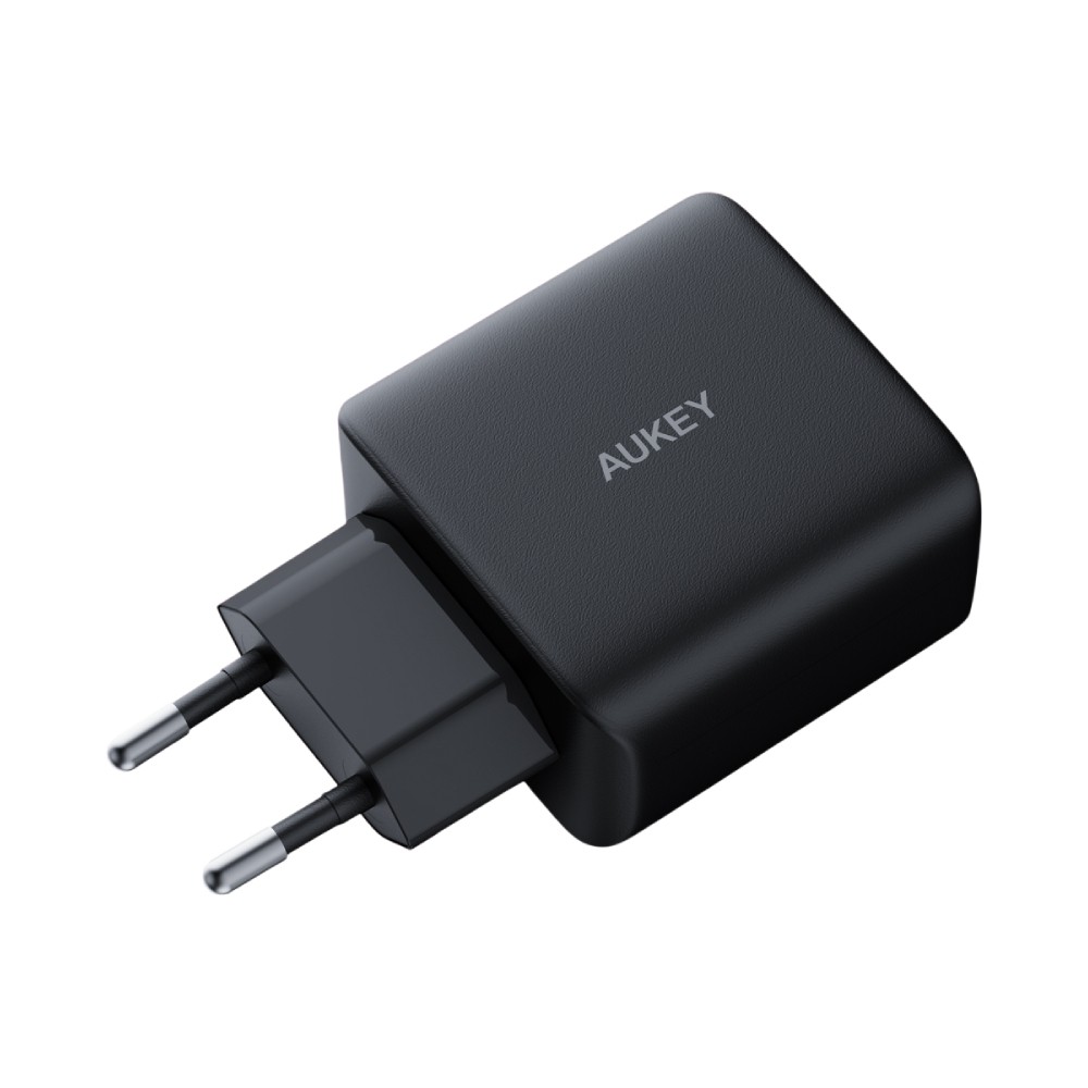 อะแดปเตอร์ AUKEY Wall USB Charger 2 USB-C Omnia II Dual 45W GaN Black (PA-B4T BK)