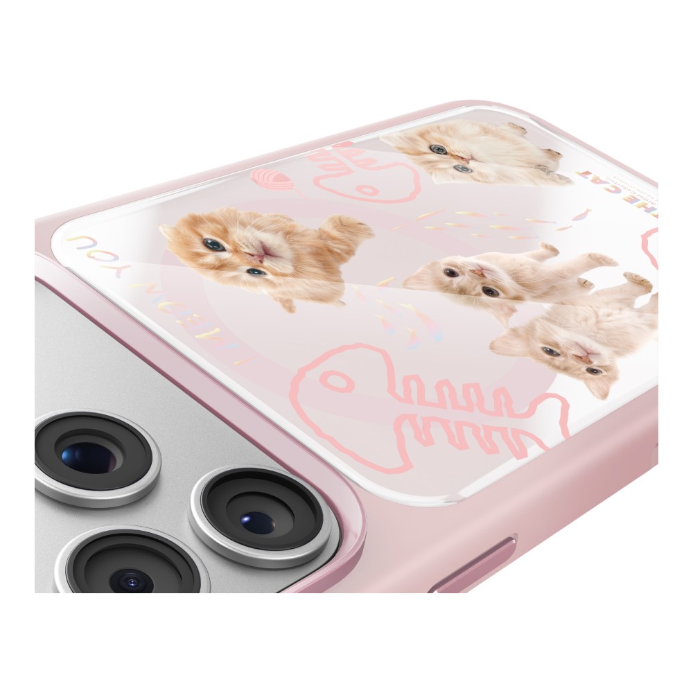 เคส Mutural iPhone 17 Pro Max THE CAT - Pink