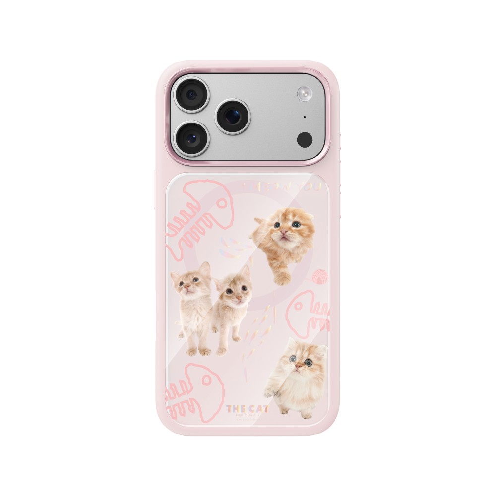 เคส Mutural iPhone 17 Pro Max THE CAT - Pink