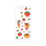 FOX x PLEASENJOY เคส Samsung Galaxy A07 (4G) Happy Tomato Clear