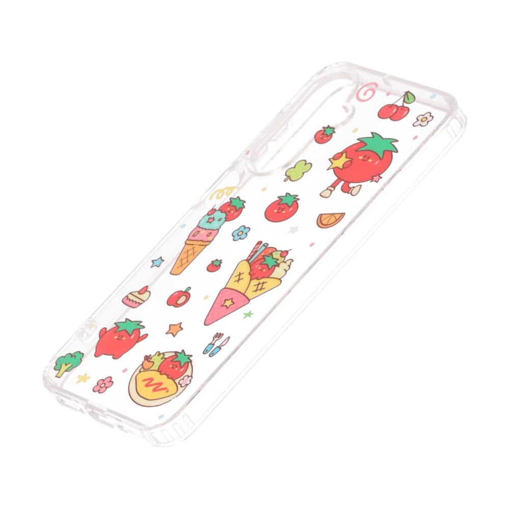 FOX x PLEASENJOY เคส Samsung Galaxy A17 (5G) Happy Tomato Clear