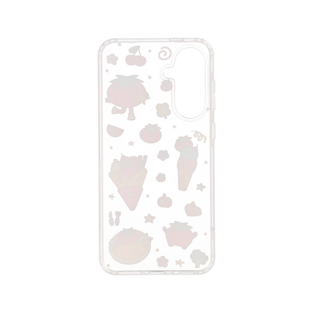 FOX x PLEASENJOY เคส Samsung Galaxy A56 (5G) Happy Tomato Clear