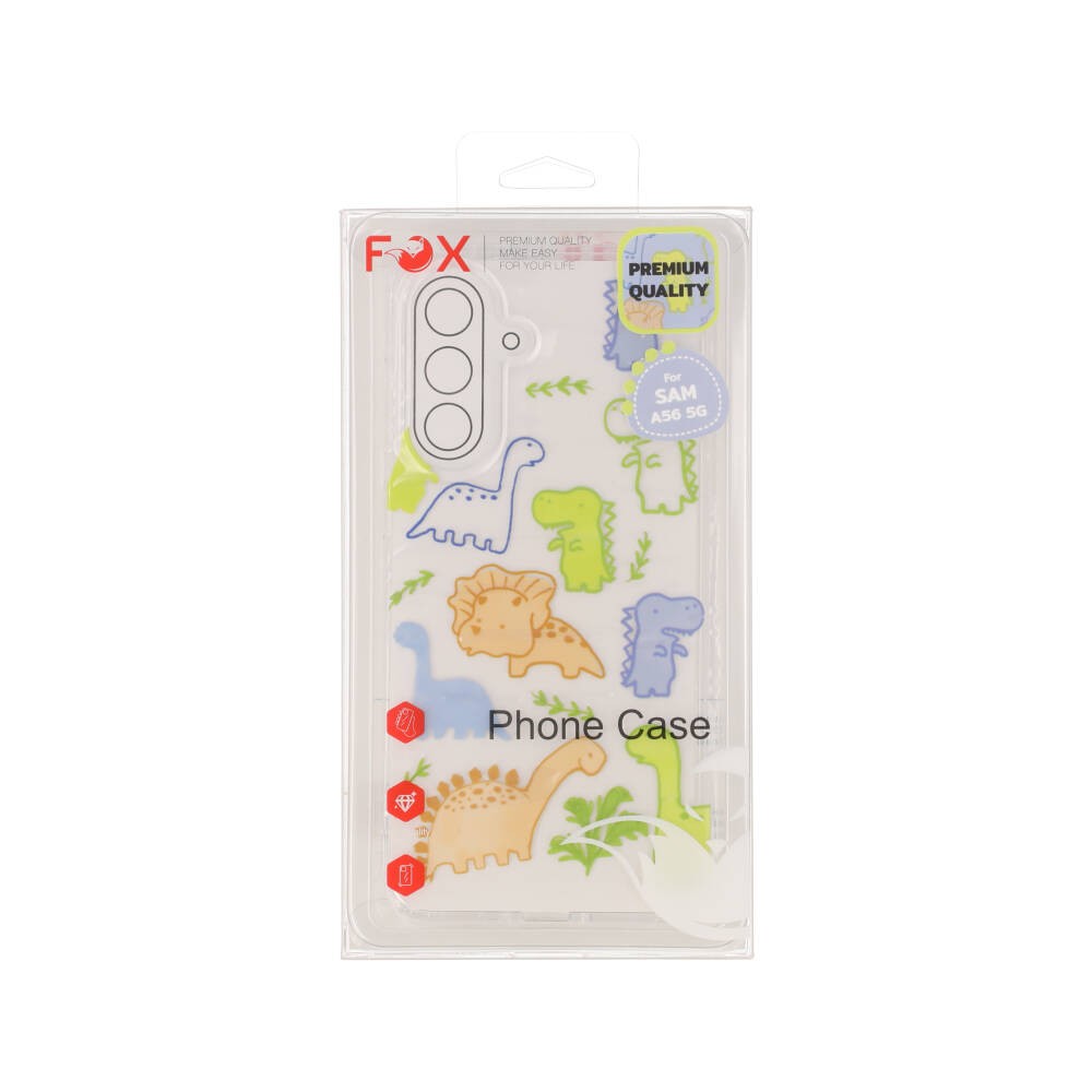 เคส FOX Samsung Galaxy A56 (5G) Dino Friends Clear