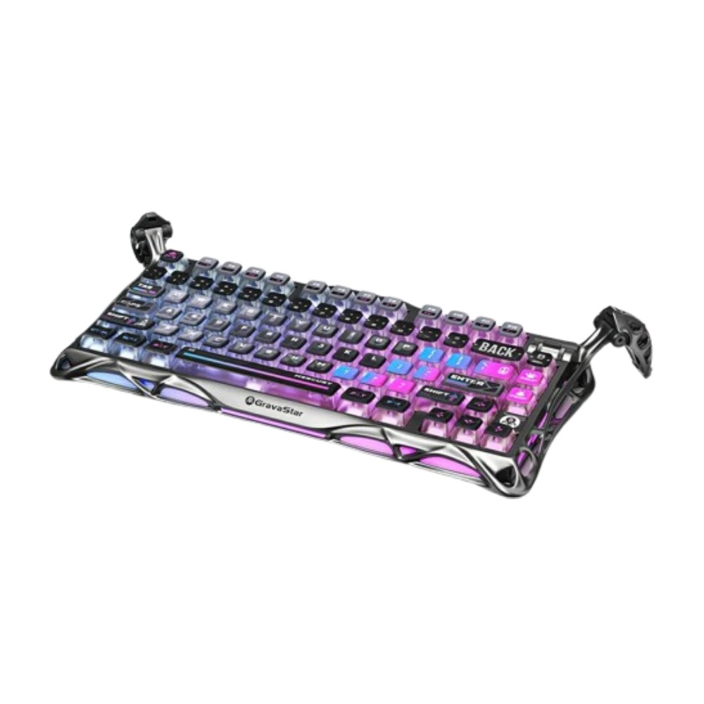 คีย์บอร์ดเกมมิ่ง GravaStar Wireless Mercury K1 Pro - Cybrpunk
