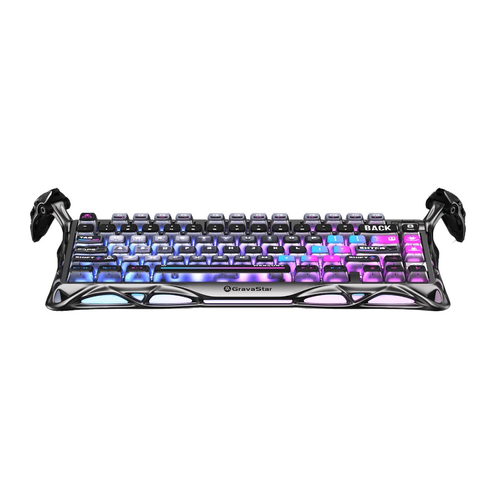 คีย์บอร์ดเกมมิ่ง GravaStar Wireless Mercury K1 Pro - Cybrpunk