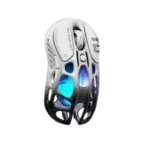 เมาส์เกมมิ่ง GravaStar Wireless Mercury M1 Pro - Black/White