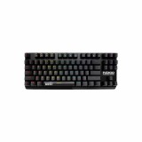 คีย์บอร์ดเกมมิ่ง Signo Gaming Keyboard INDIGO KB-718 MINI RGB Mechanical Red Switches (Optical SW)