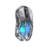 เมาส์เกมมิ่ง GravaStar Wireless Mercury M2 - Transparent Black