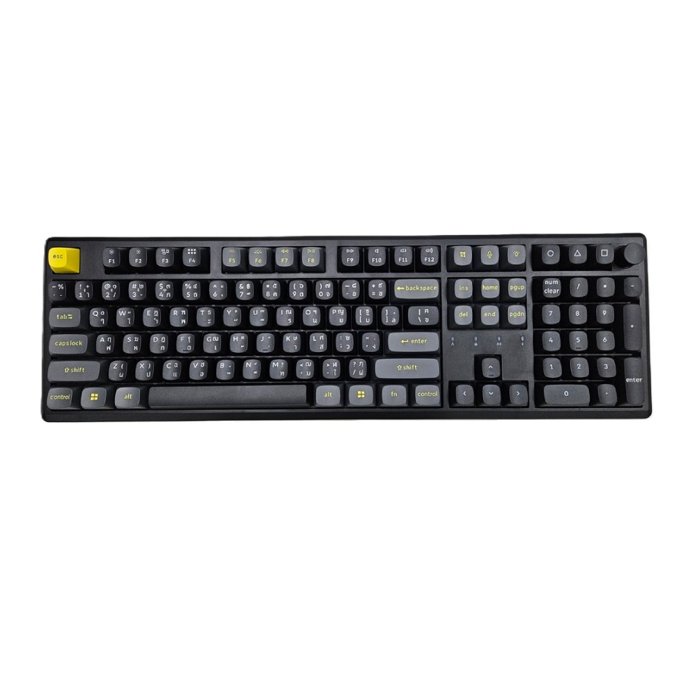 คีย์บอร์ดเกมมิ่ง Keychron J5 TMR Wireless Hot-swappable RGB Backlight Magnetic Lime Switch