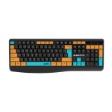 เมาส์และคีย์บอร์ด SIGNO Wireless Mouse + Keyboard KW-770+WM-107 Black (TH/EN)