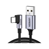 Ugreen USB-A to USB-C Cable 90 Angled 1M. Gray (50941)