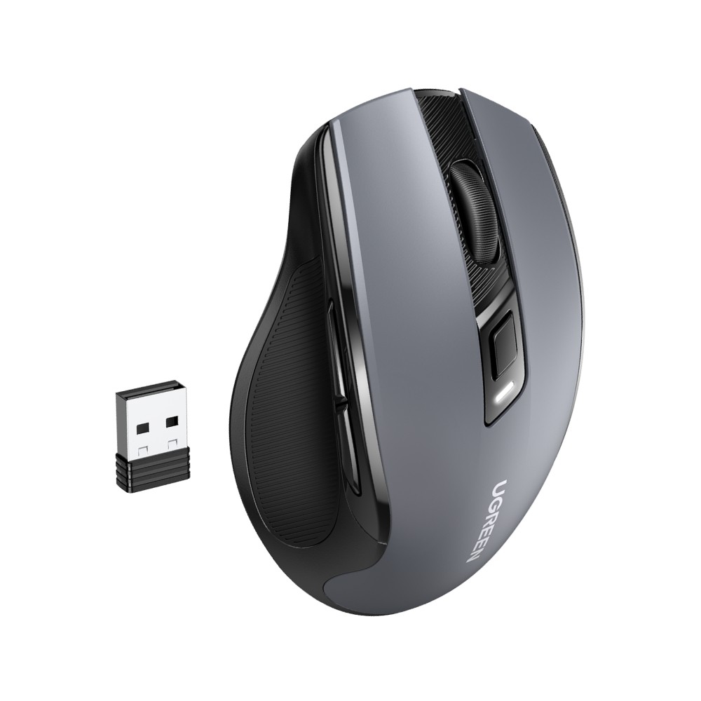 เมาส์ไร้สาย UGREEN 90545 Ergonomic Silence Black