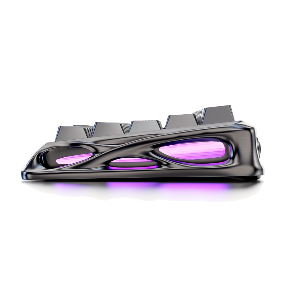 คีย์บอร์ดเกมมิ่ง GravaStar Magnetic Mercury V60 Pro - Gunmetal