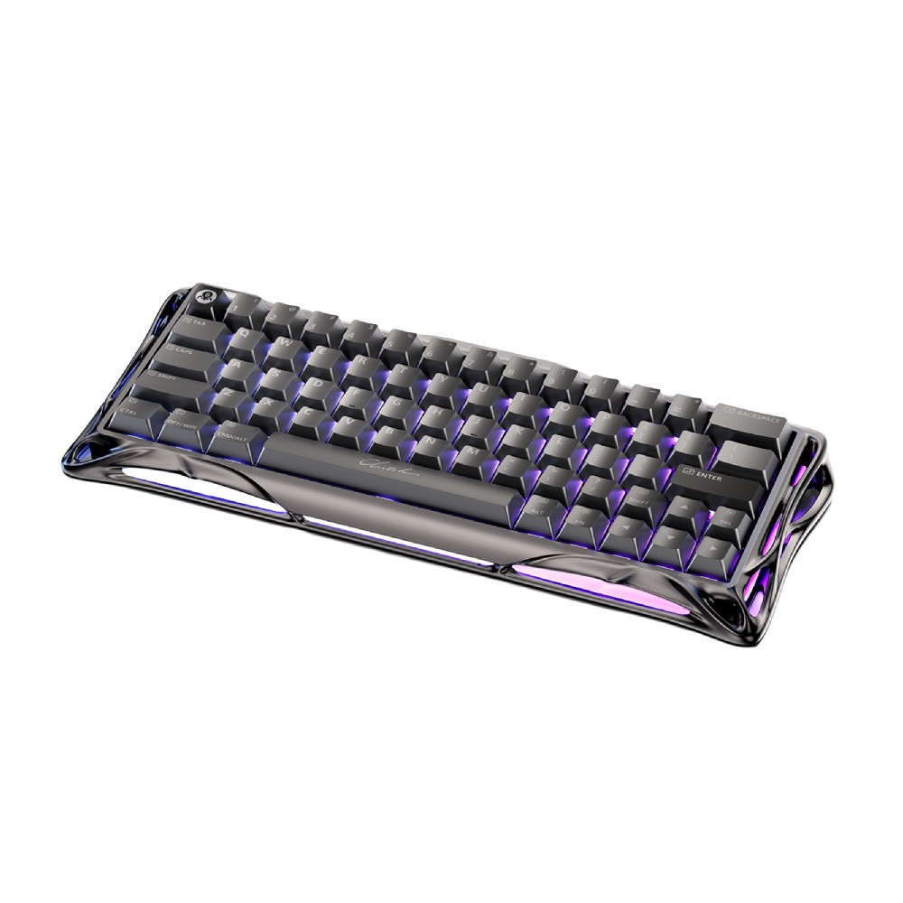 คีย์บอร์ดเกมมิ่ง GravaStar Magnetic Mercury V60 Pro - Gunmetal