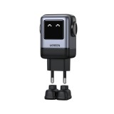 อะแดปเตอร์ Ugreen Wall USB Charger 1 USB-A / 3 USB-C (PD100W) Robot GaN Gray (65883)