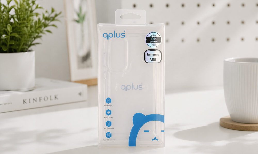 Qplus เคส QPLUS Samsung A55 Hybrid Case Transparent ซัมซุง