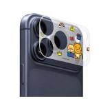 QPLUS x KAKAO Friends ฟิล์มกันรอยฐานกล้อง iPhone 17 Pro Max Lens Frame Matte Rainbow Gift