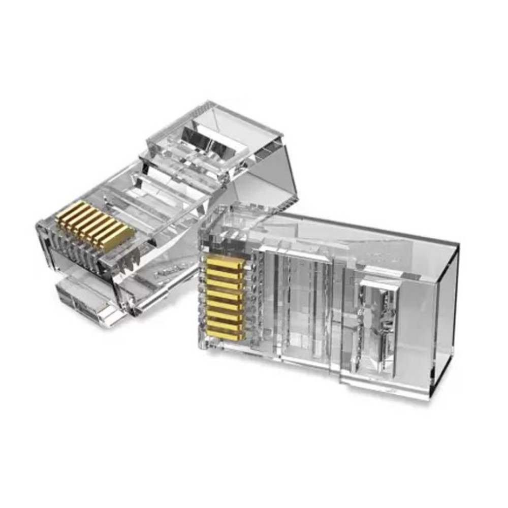 หัวแลน VENTION Cat.6 FTP RJ45 Modular Plug Transparent 50 Pack