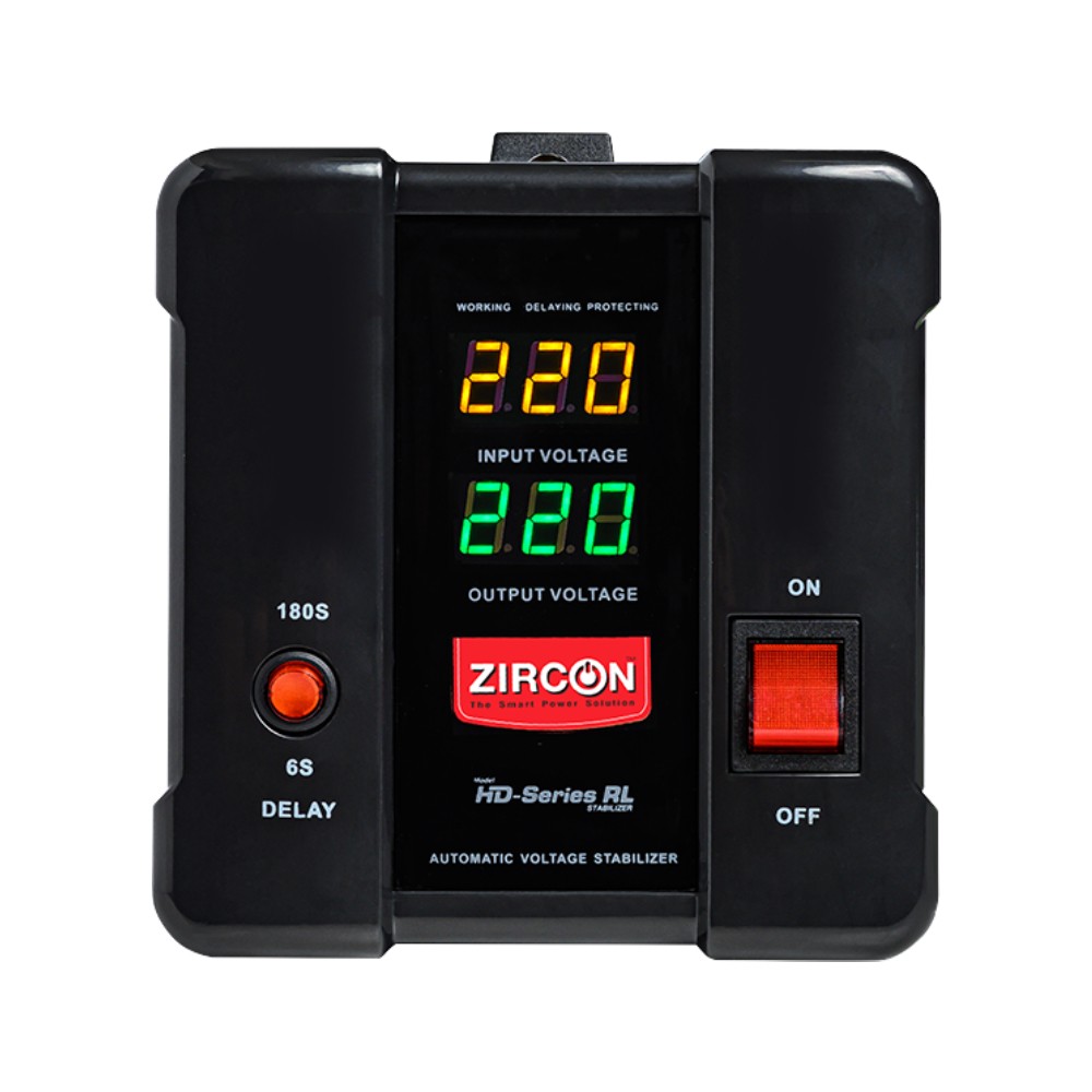 เครื่องปรับแรงดันไฟฟ้า ZIRCON STABILIZER HD-RL 2000VA/1600W (PJ)