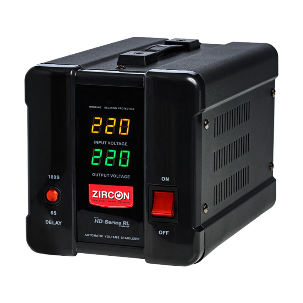 เครื่องปรับแรงดันไฟฟ้า ZIRCON STABILIZER HD-RL 2000VA/1600W (PJ)