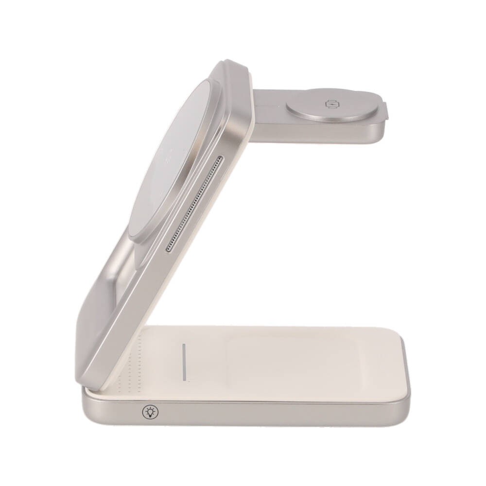 ที่ชาร์จไร้สาย Blue Box 3-in-1 TriFold Magnetic Qi2.2 Silver (BB-WS03)