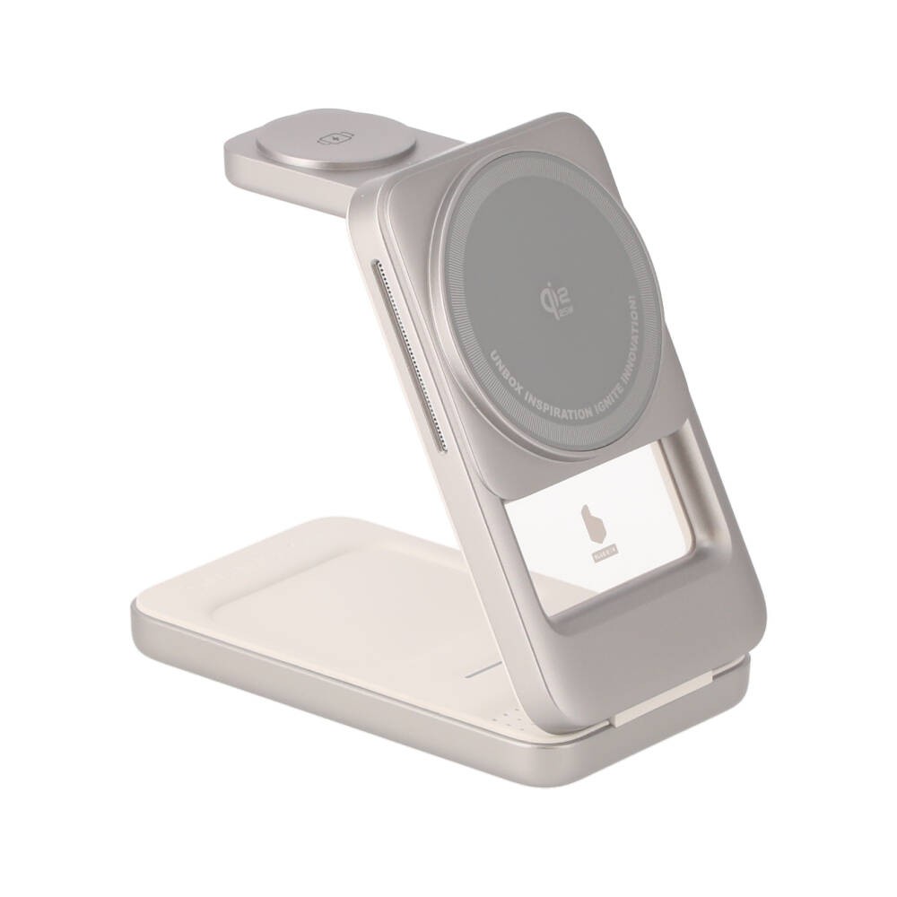 ที่ชาร์จไร้สาย Blue Box 3-in-1 TriFold Magnetic Qi2.2 Silver (BB-WS03)