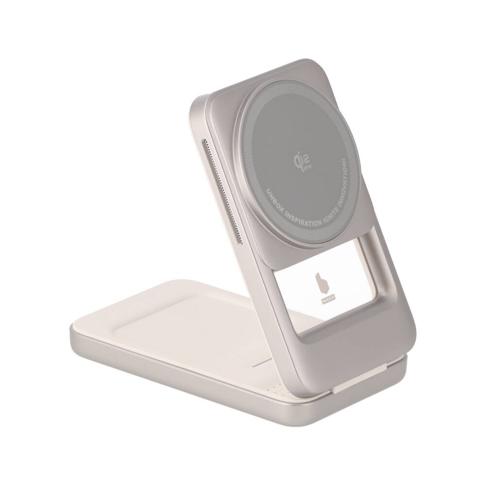 ที่ชาร์จไร้สาย Blue Box 3-in-1 TriFold Magnetic Qi2.2 Silver (BB-WS03)