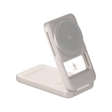 ที่ชาร์จไร้สาย Blue Box 3-in-1 TriFold Magnetic Qi2.2 Silver (BB-WS03)