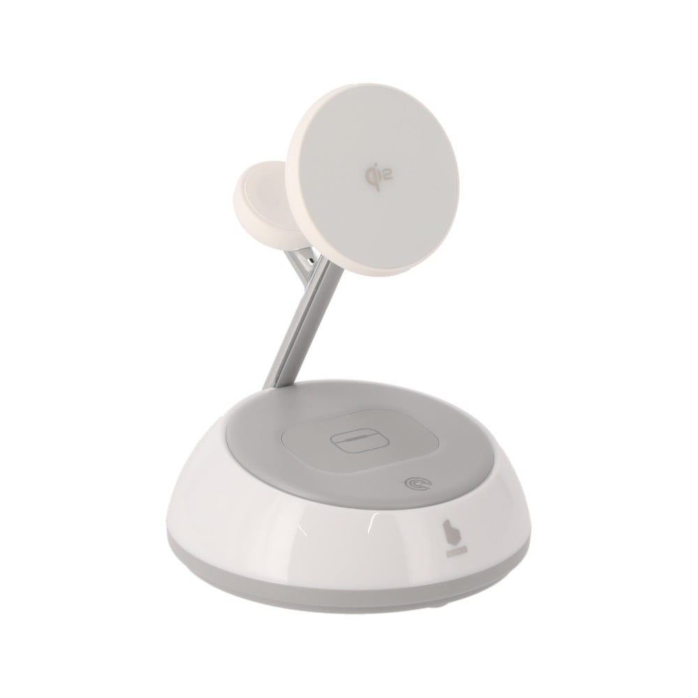 ที่ชาร์จไร้สาย Blue Box 3-in-1 Magnetic Qi2.0 AuraGlow White (BB-WS02)