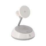ที่ชาร์จไร้สาย Blue Box 3-in-1 Magnetic Qi2.0 AuraGlow White (BB-WS02)