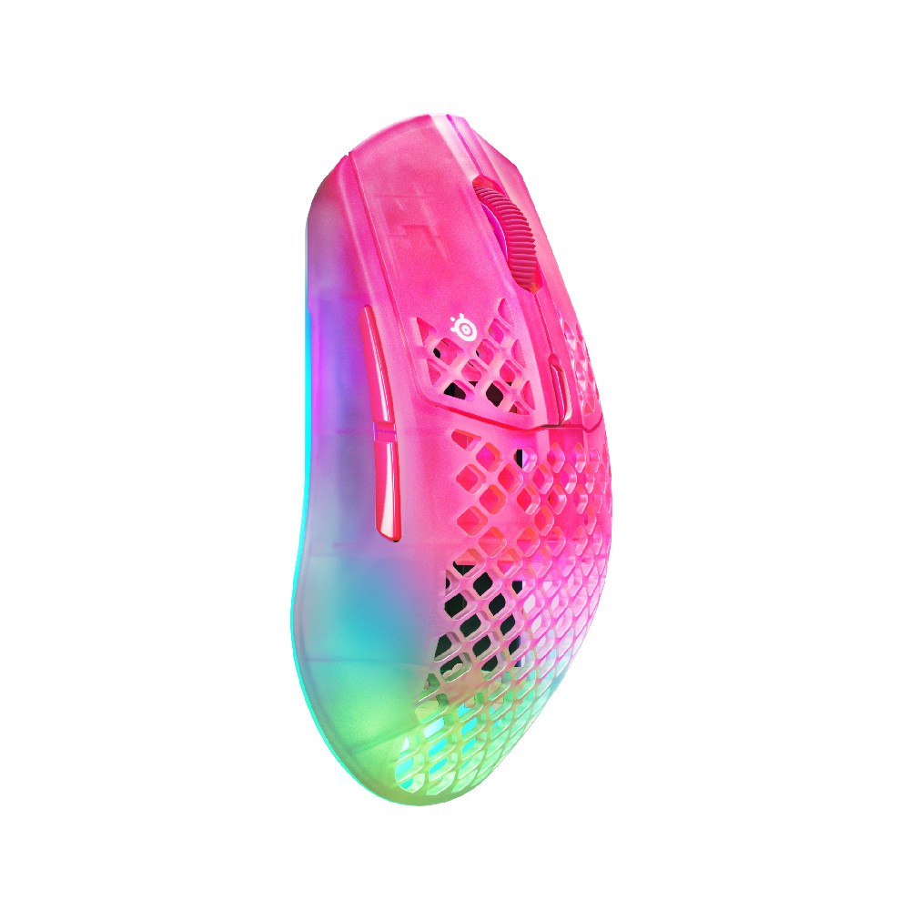 เมาส์เกมมิ่ง SteelSeries Aerox 3 Wireless Gen 2 - MagentaHaze
