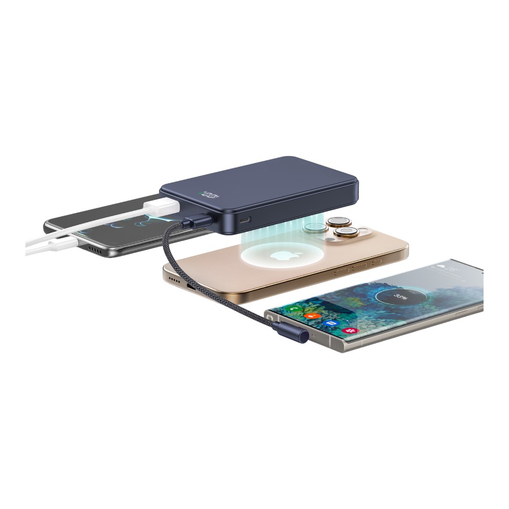 พาวเวอร์แบงค์ ALPHA 10000 mAh ALP10-37WPD XHD-G81 Deep Blue (CCC)