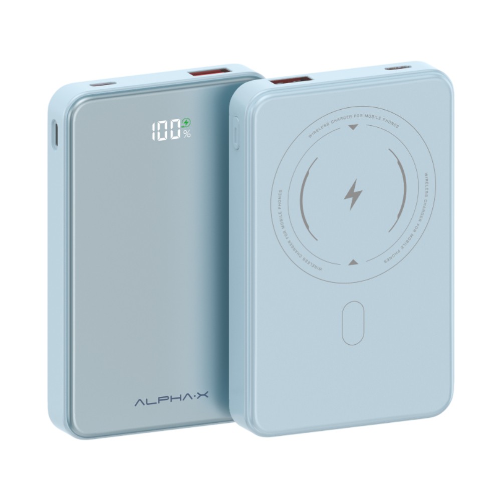 พาวเวอร์แบงค์ ALPHA 10000 mAh ALP10-37WPD XHD-G81 Light Blue (CCC)