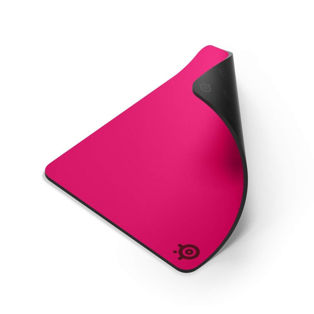 แผ่นรองเมาส์ SteelSeries Gaming Mouse Pad QcK Heavy Large - Magenta