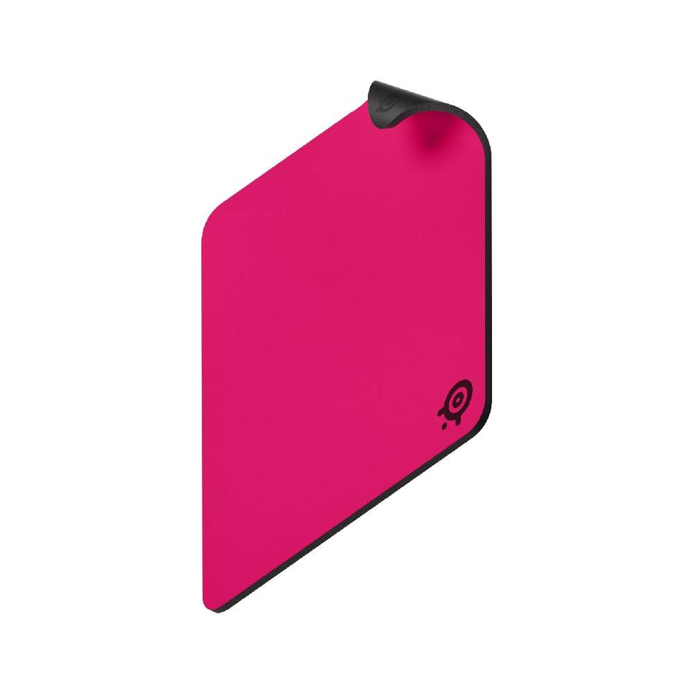 แผ่นรองเมาส์ SteelSeries Gaming Mouse Pad QcK Heavy Large - Magenta