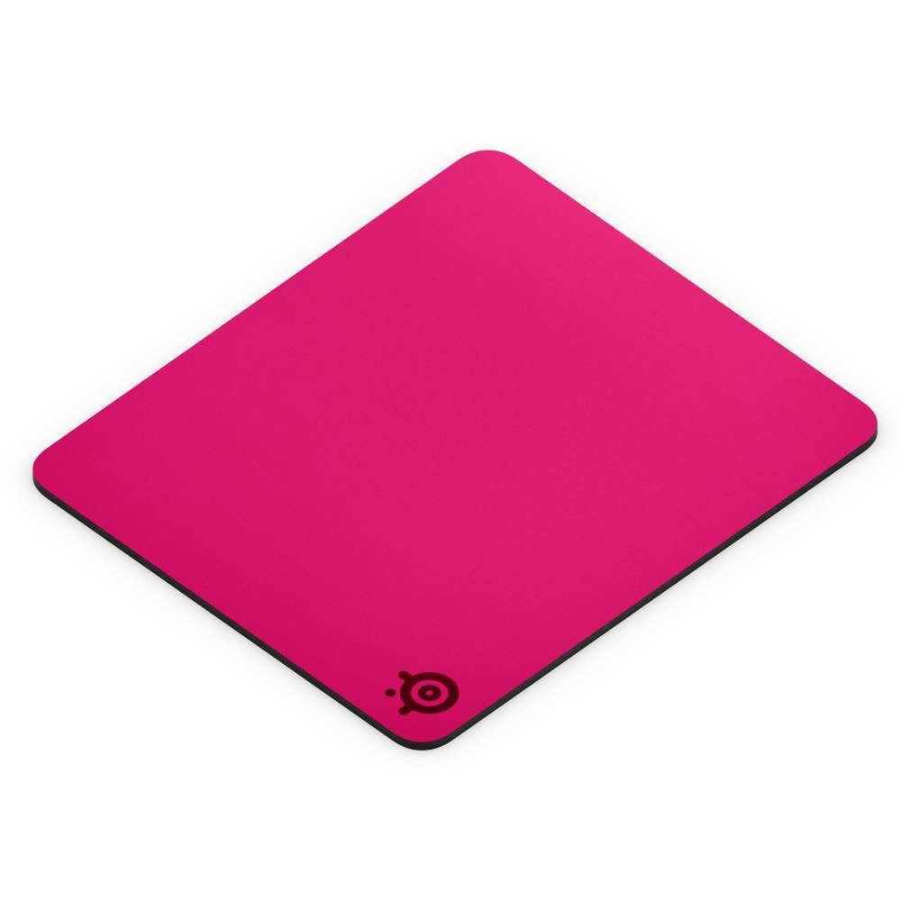 แผ่นรองเมาส์ SteelSeries Gaming Mouse Pad QcK Heavy Large - Magenta
