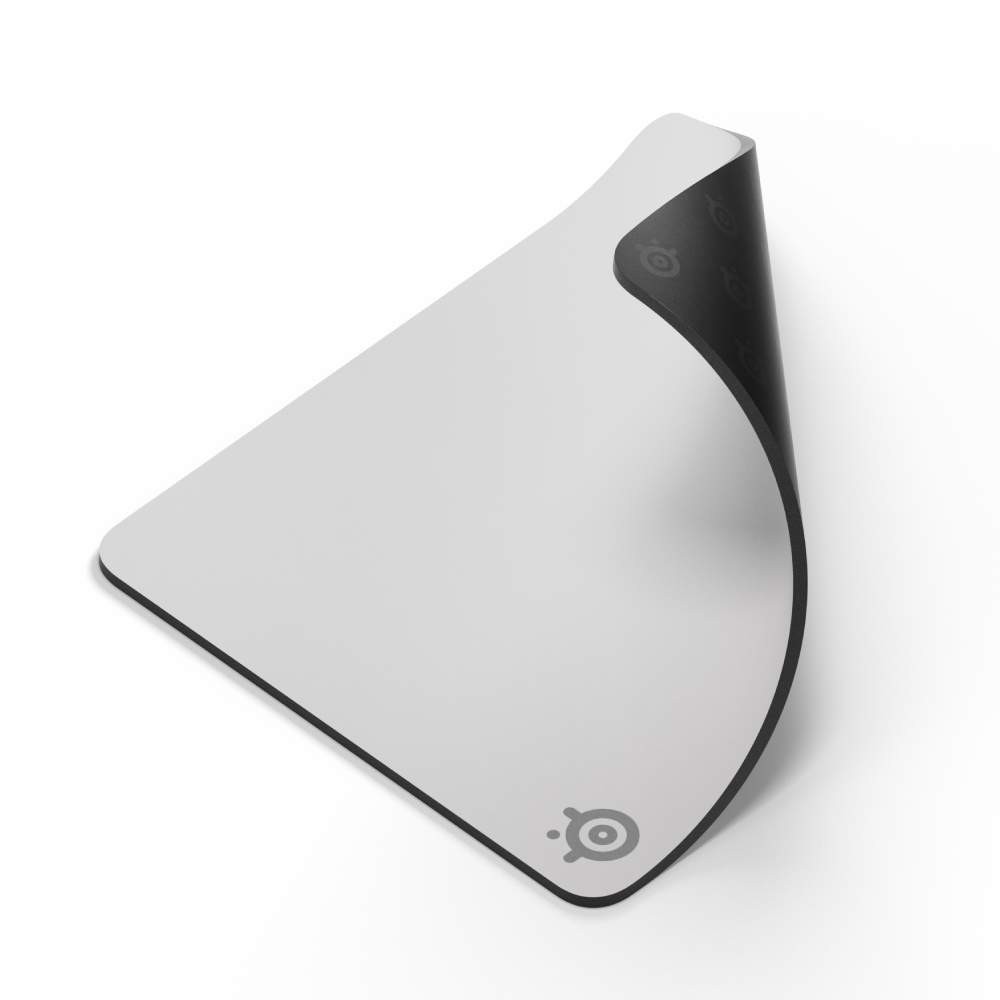 แผ่นรองเมาส์ SteelSeries Gaming Mouse Pad QcK Heavy Large - White