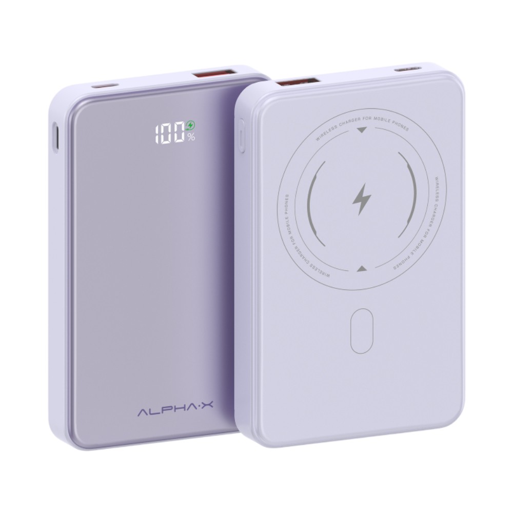 พาวเวอร์แบงค์ ALPHA 10000 mAh ALP10-37WPD XHD-G81 Purple (CCC)
