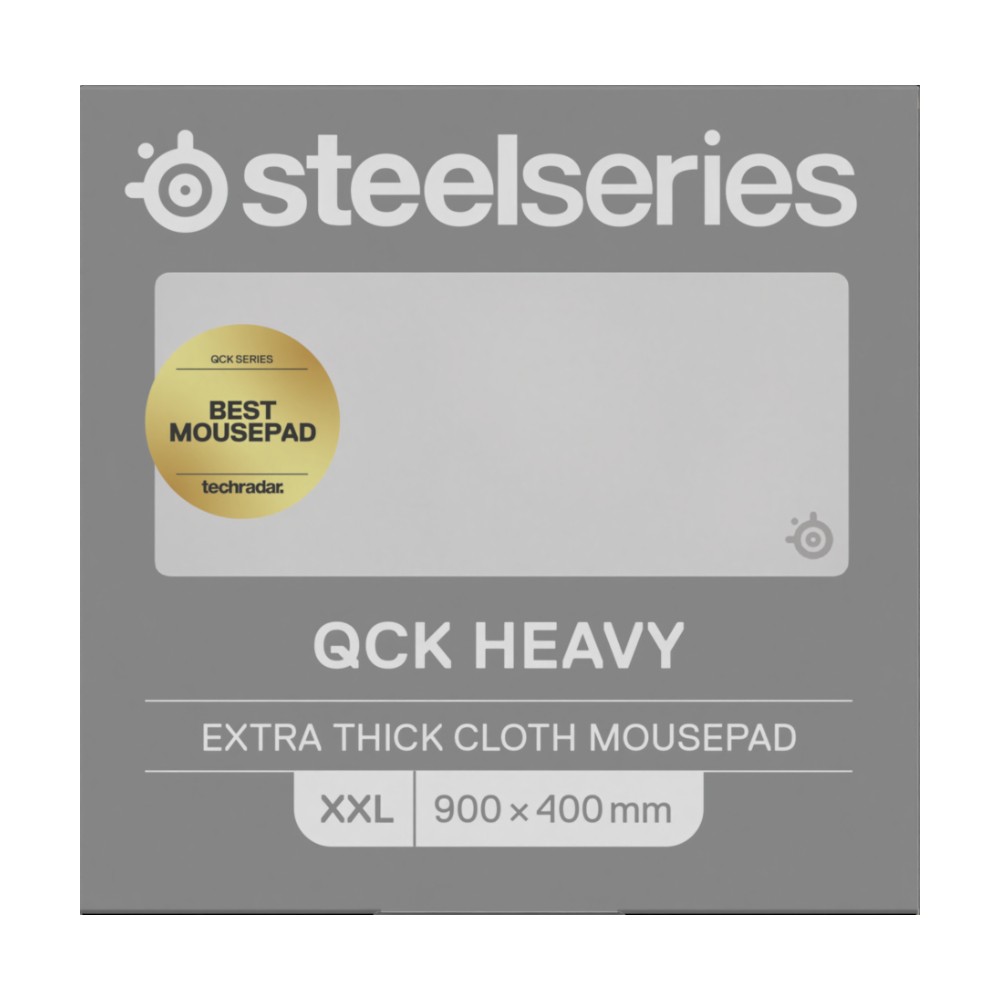 แผ่นรองเมาส์ SteelSeries Gaming Mouse Pad QcK Heavy XXL - White