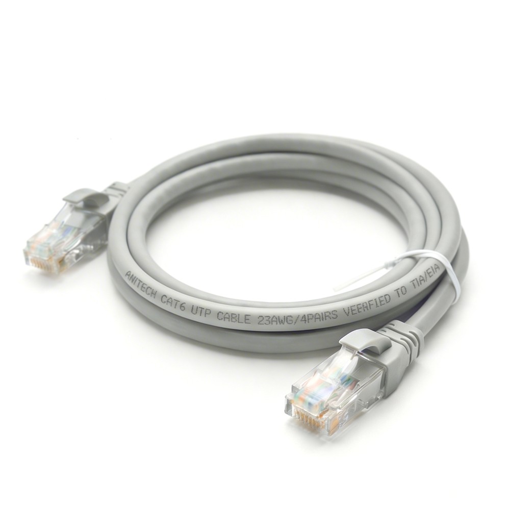 สายแลน Anitech LAN CAT6 UTP ยาว 2 เมตร รุ่น EL06